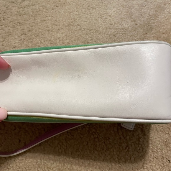 Coach Hampton Multicolor stripe handbag - Picture 3 of 4